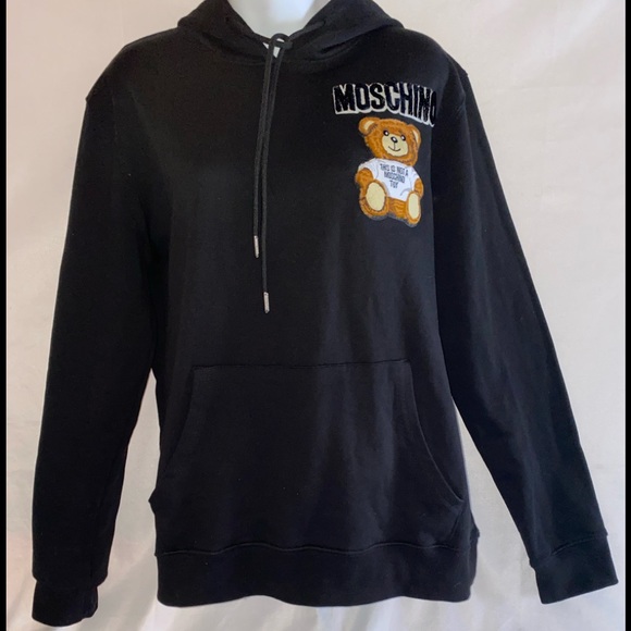 Moschino Black Pullover Hoodie
